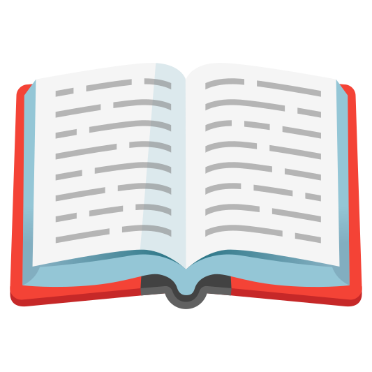 The open book emoji.