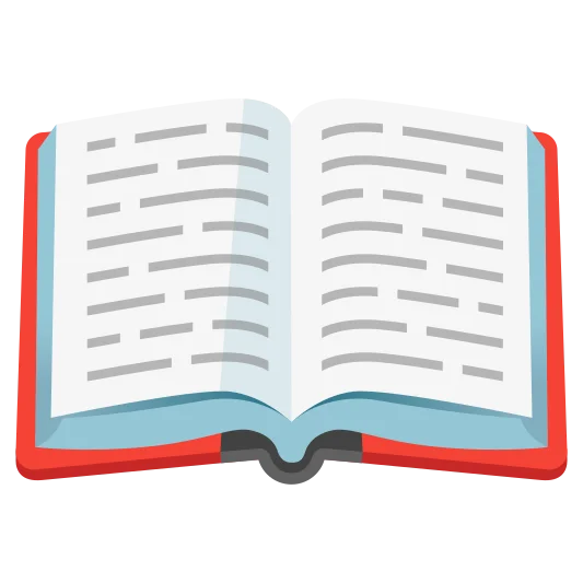 The open book emoji.