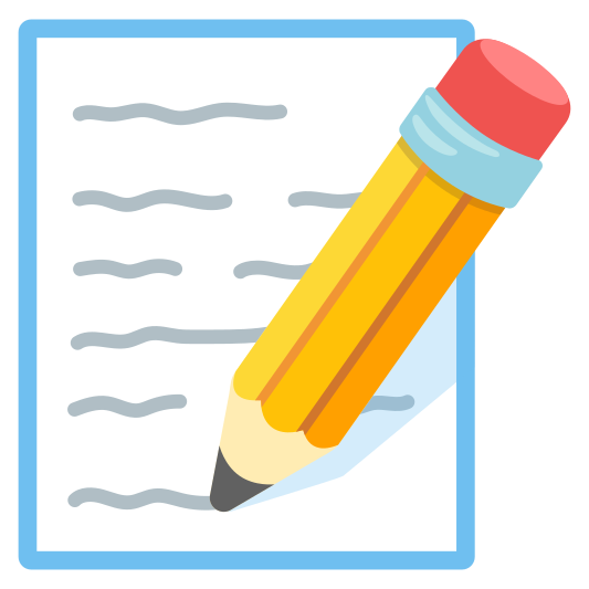 The memo emoji.