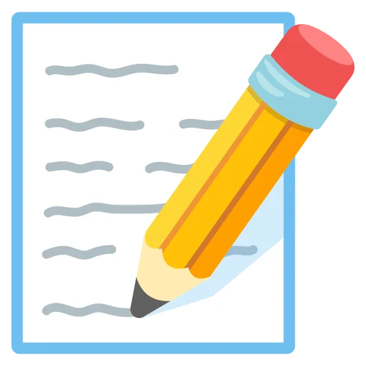 The memo emoji.