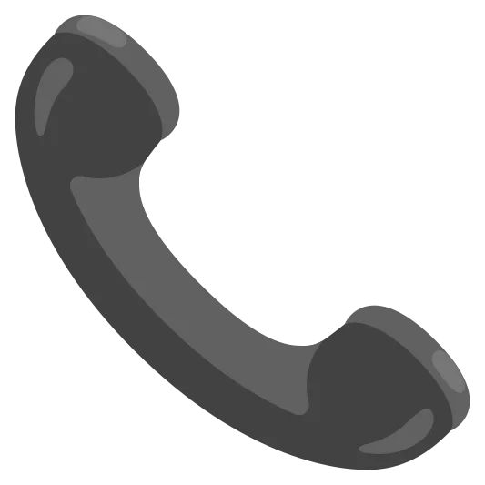 The telephone receiver emoji.