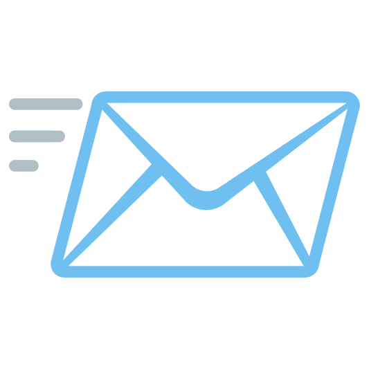 The incoming envelope emoji.