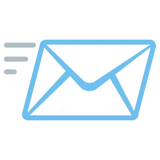 The incoming envelope emoji.
