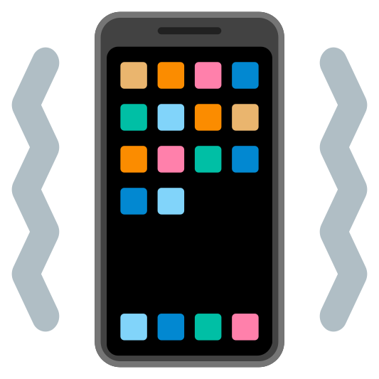 The vibration mode emoji.
