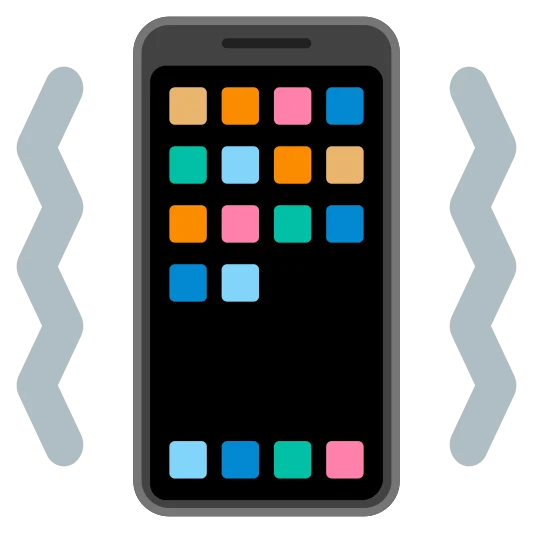 The vibration mode emoji.