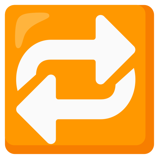 A button used for repeating a track or playlist.