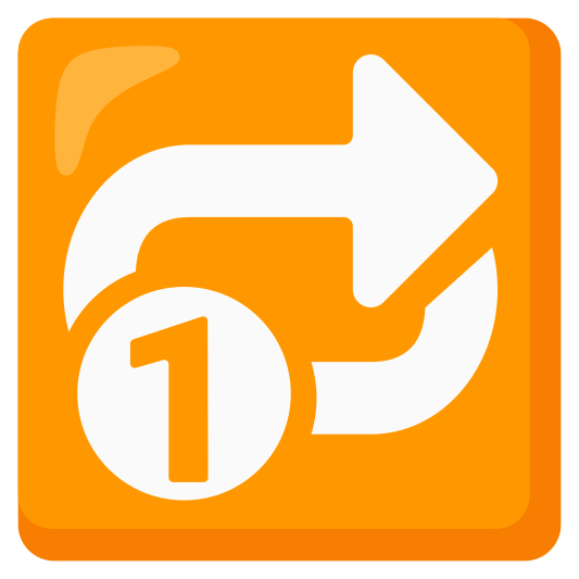 A button used for repeating a single track.
