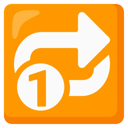 A button used for repeating a single track.
