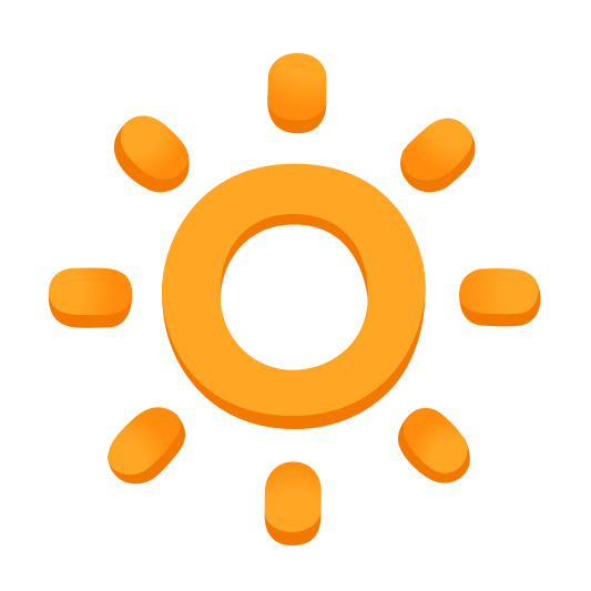 The dim button emoji.