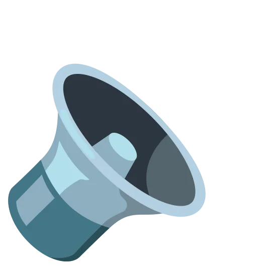 The speaker low volume emoji.