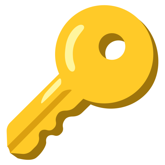 The key emoji.
