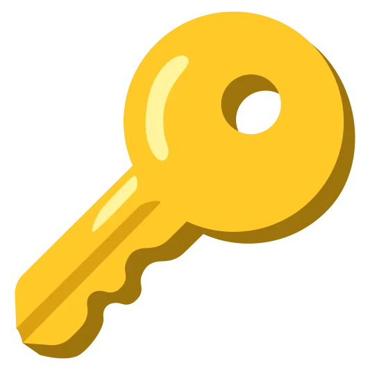 The key emoji.