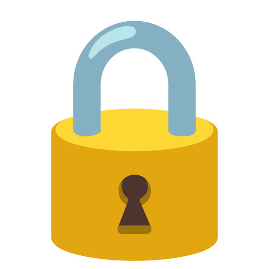 The locked emoji.