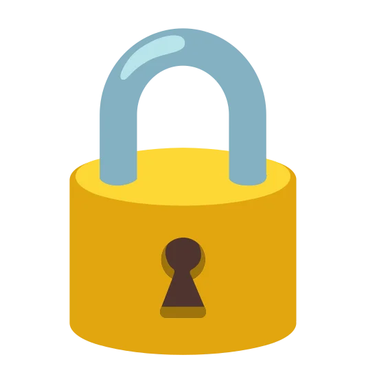 The locked emoji.