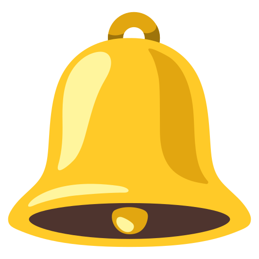 The bell emoji.