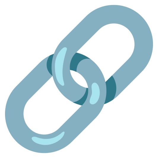 The link emoji.