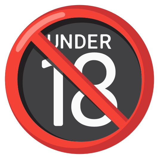 The no one under eighteen emoji.