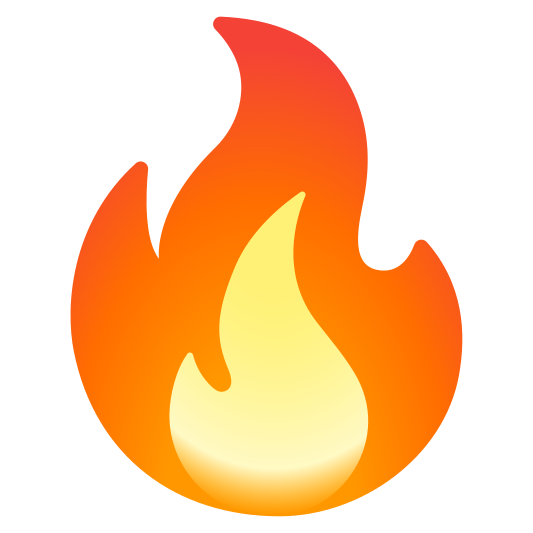 The fire emoji.
