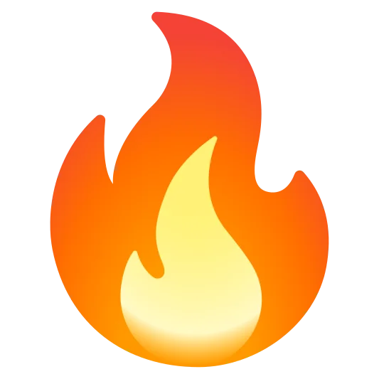The fire emoji.