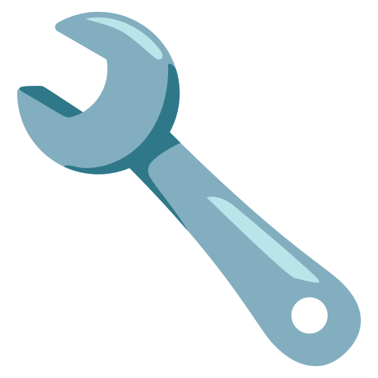 The wrench emoji.