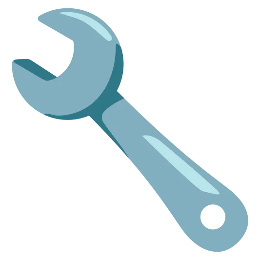 The wrench emoji.