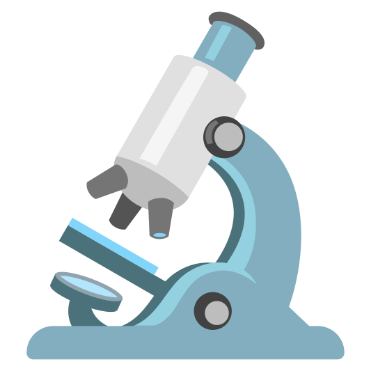 The microscope emoji.