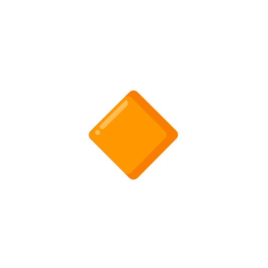 The small orange diamond emoji.