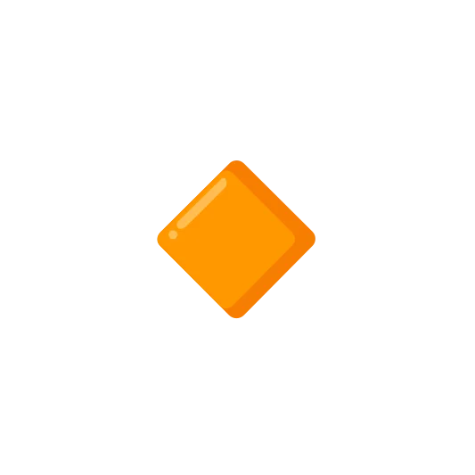 The small orange diamond emoji.