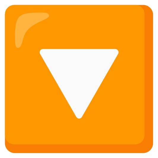 The downwards button emoji.