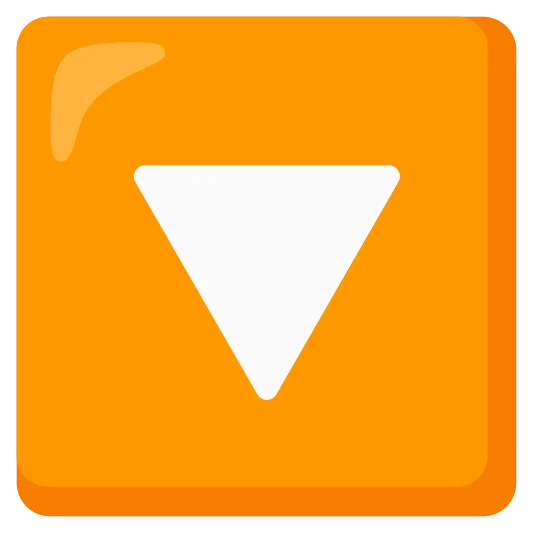 The downwards button emoji.