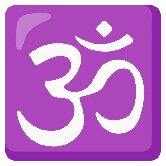 The om emoji.