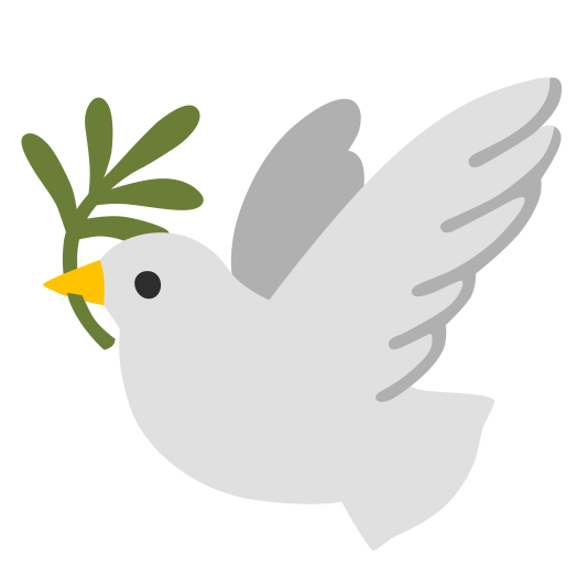 The dove emoji.