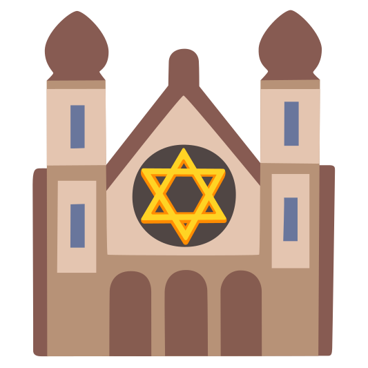 The synagogue emoji.