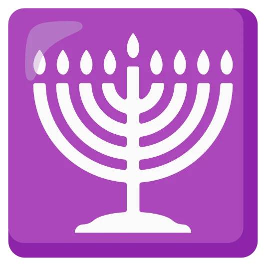 The menorah emoji.