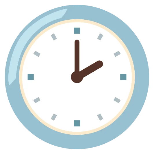 The two o’clock emoji.