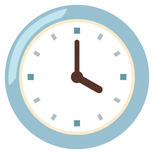 The four o’clock emoji.