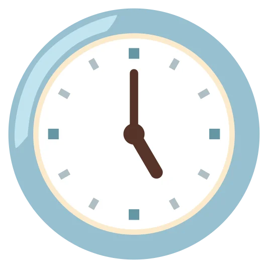 The five o’clock emoji.