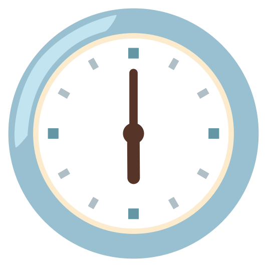 The six o’clock emoji.
