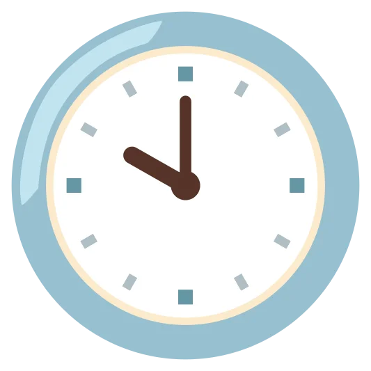 The ten o’clock emoji.