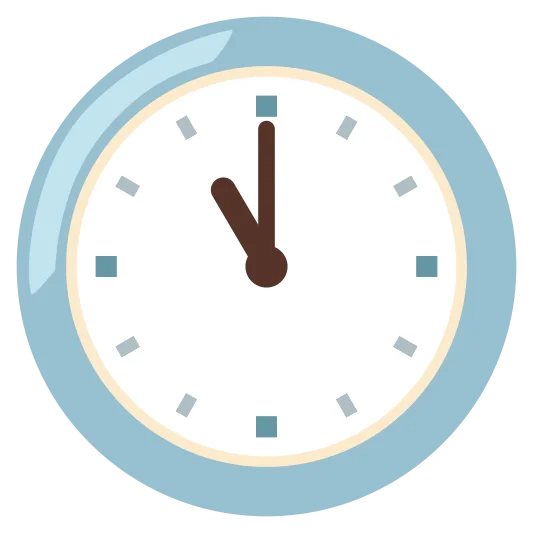 The eleven o’clock emoji.