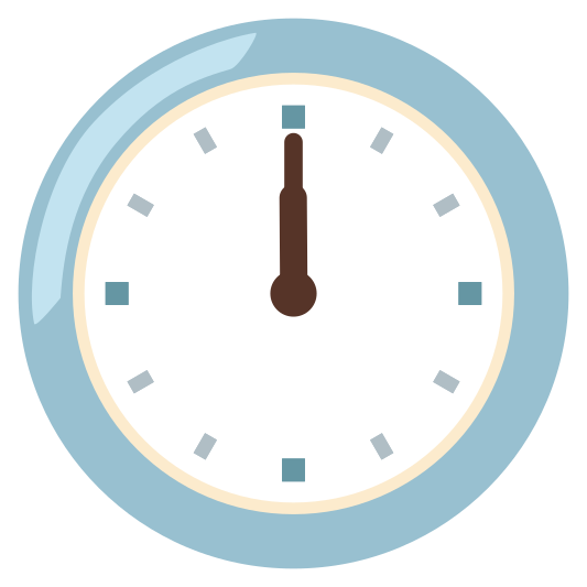 The twelve o’clock emoji.