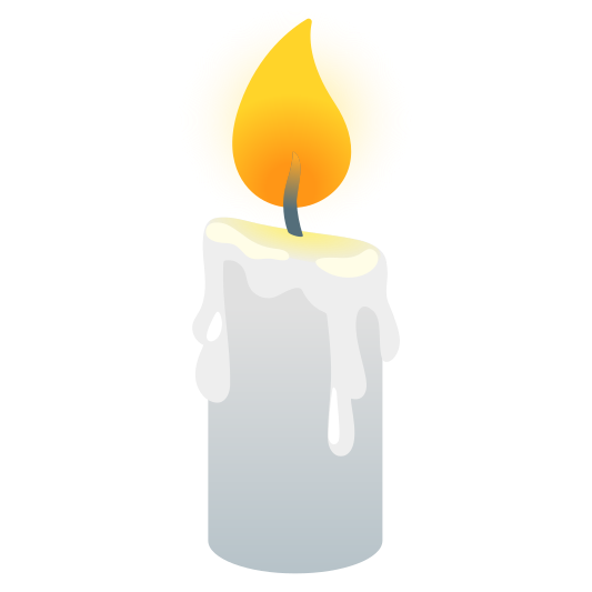 The candle emoji.