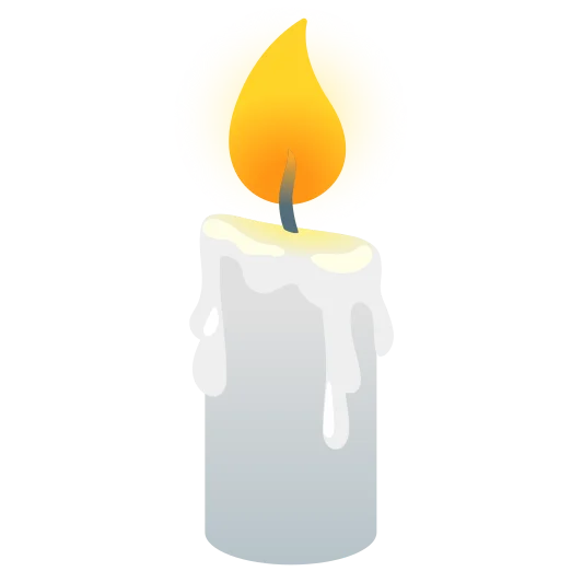 The candle emoji.
