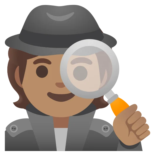 The detective: medium skin tone emoji.