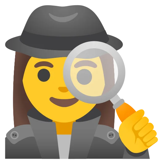 The woman detective emoji.