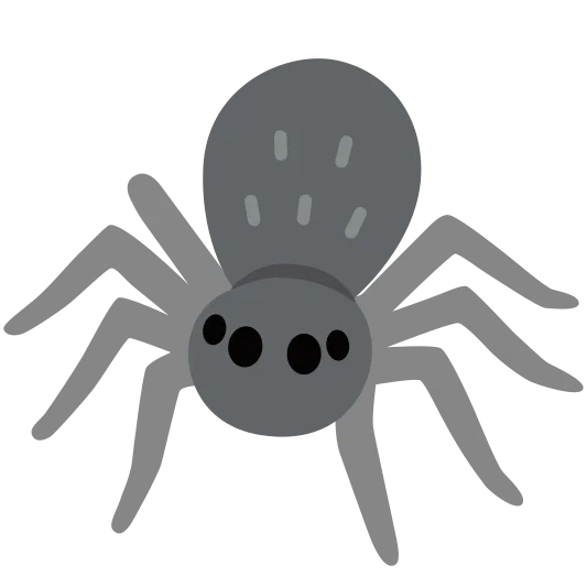 The spider emoji.