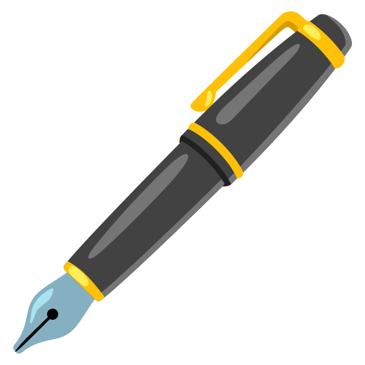 The fountain pen emoji.