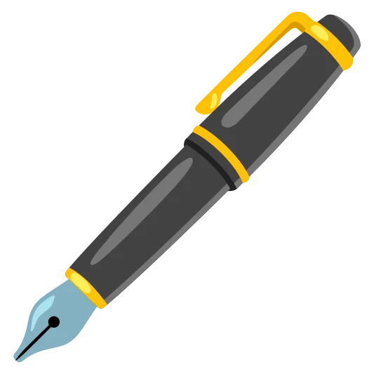 The fountain pen emoji.