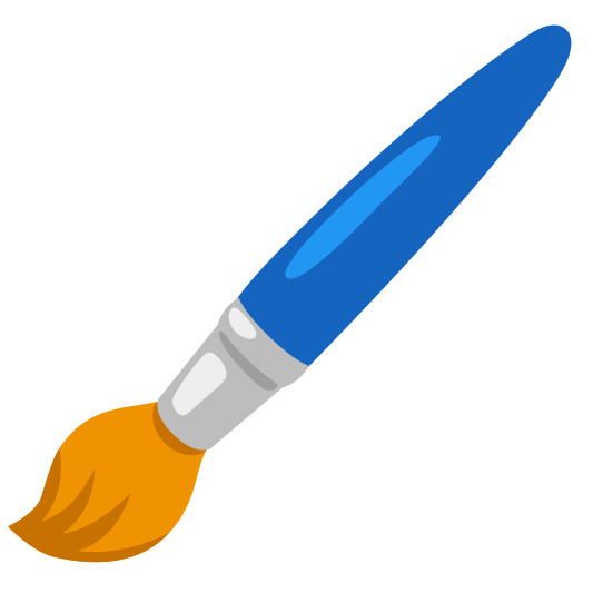 The paintbrush emoji.