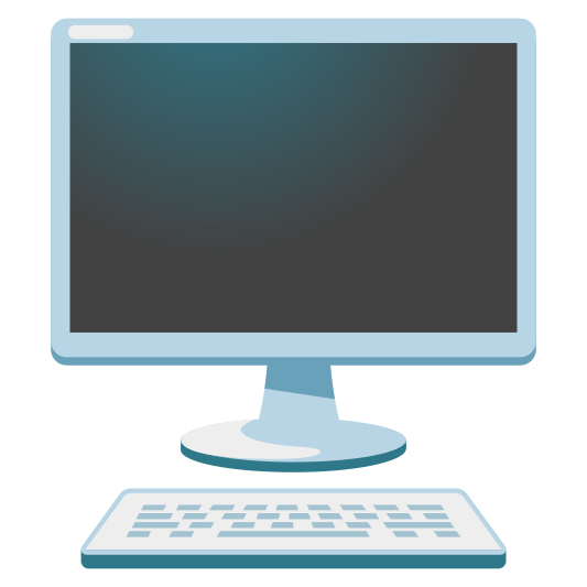 A desktop personal computer, used for a variety of purposes including productivity, gaming, and programming.